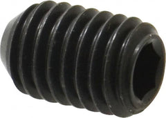 Holo-Krome - 1/2-13 UNC, 3/4" OAL, Cup Point Set Screw - Grade 8 Alloy Steel, 1/4" Key - Americas Industrial Supply
