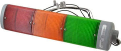 Edwards Signaling - Incandescent Lamp, Amber, Green, Red, Steady, Preassembled Stackable Tower Light Module Unit - 120 VAC, 0.32 Amp, IP54, IP65 Ingress Rating, 3R, 4X NEMA Rated, Pipe Mount - Americas Industrial Supply