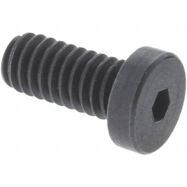 Holo-Krome - M12x1.75 Metric Coarse Hex Socket Drive, Low Socket Cap Screw - Grade 10.9 Alloy Steel, Black Oxide Finish, Fully Threaded, 60mm Length Under Head - Americas Industrial Supply