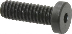 Holo-Krome - #8-32 UNC Hex Socket Drive, Low Socket Cap Screw - Alloy Steel, Black Oxide Finish, Fully Threaded, 1/2" Length Under Head - Americas Industrial Supply