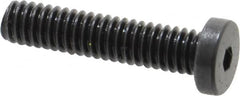 Holo-Krome - #8-32 UNC Hex Socket Drive, Low Socket Cap Screw - Alloy Steel, Black Oxide Finish, Fully Threaded, 3/4" Length Under Head - Americas Industrial Supply