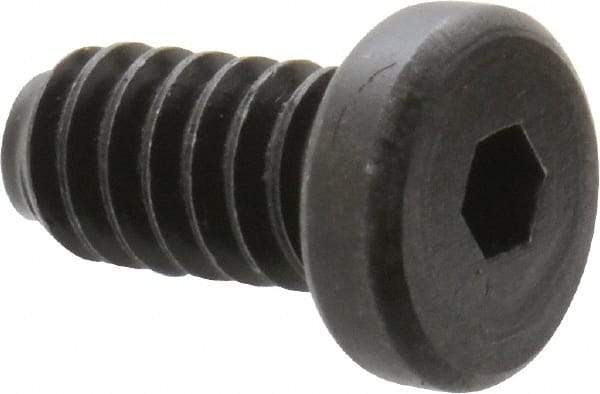 Holo-Krome - #10-24 UNC Hex Socket Drive, Low Socket Cap Screw - Alloy Steel, Black Oxide Finish, Fully Threaded, 3/8" Length Under Head - Americas Industrial Supply
