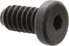 Holo-Krome - #10-24 UNC Hex Socket Drive, Low Socket Cap Screw - Alloy Steel, Black Oxide Finish, Fully Threaded, 3/8" Length Under Head - Americas Industrial Supply