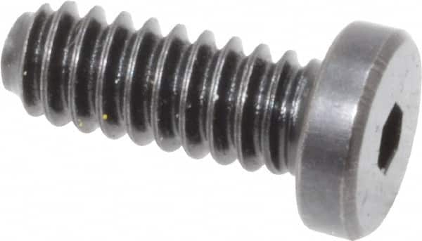 Holo-Krome - #10-24 UNC Hex Socket Drive, Low Socket Cap Screw - Alloy Steel, Black Oxide Finish, Fully Threaded, 1/2" Length Under Head - Americas Industrial Supply