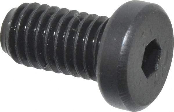 Holo-Krome - #10-32 UNF Hex Socket Drive, Low Socket Cap Screw - Alloy Steel, Black Oxide Finish, Fully Threaded, 3/8" Length Under Head - Americas Industrial Supply