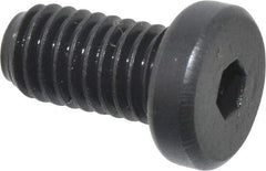 Holo-Krome - #10-32 UNF Hex Socket Drive, Low Socket Cap Screw - Alloy Steel, Black Oxide Finish, Fully Threaded, 3/8" Length Under Head - Americas Industrial Supply