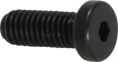 Holo-Krome - #10-32 UNF Hex Socket Drive, Low Socket Cap Screw - Alloy Steel, Black Oxide Finish, Fully Threaded, 1/2" Length Under Head - Americas Industrial Supply