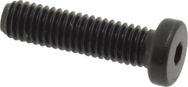 Holo-Krome - #10-32 UNF Hex Socket Drive, Low Socket Cap Screw - Alloy Steel, Black Oxide Finish, Fully Threaded, 3/4" Length Under Head - Americas Industrial Supply