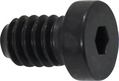 Holo-Krome - 1/4-20 UNC Hex Socket Drive, Low Socket Cap Screw - Alloy Steel, Black Oxide Finish, Fully Threaded, 3/8" Length Under Head - Americas Industrial Supply