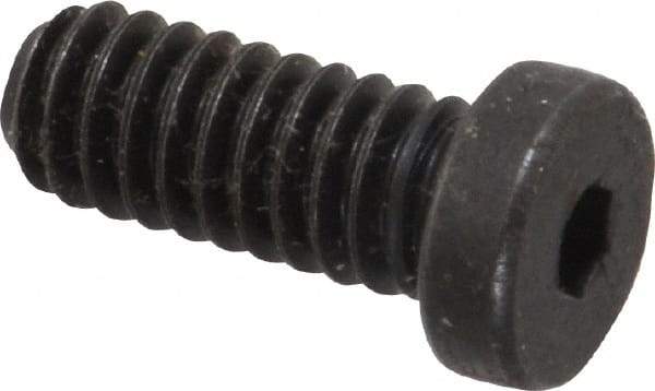 Holo-Krome - 1/4-20 UNC Hex Socket Drive, Low Socket Cap Screw - Alloy Steel, Black Oxide Finish, Fully Threaded, 5/8" Length Under Head - Americas Industrial Supply