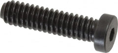 Holo-Krome - 1/4-20 UNC Hex Socket Drive, Low Socket Cap Screw - Alloy Steel, Black Oxide Finish, Fully Threaded, 1" Length Under Head - Americas Industrial Supply