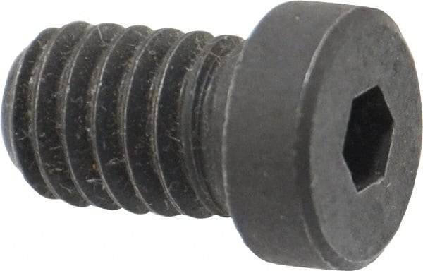 Holo-Krome - 5/16-18 UNC Hex Socket Drive, Low Socket Cap Screw - Alloy Steel, Black Oxide Finish, Fully Threaded, 1/2" Length Under Head - Americas Industrial Supply