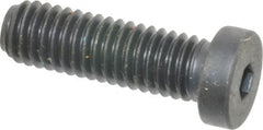 Holo-Krome - 3/8-16 UNC Hex Socket Drive, Low Socket Cap Screw - Alloy Steel, Black Oxide Finish, Fully Threaded, 1-1/4" Length Under Head - Americas Industrial Supply