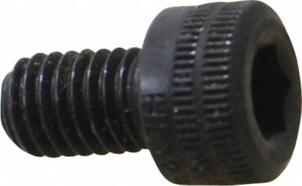 Holo-Krome - M5x0.80 Metric Coarse Hex Socket Drive, Socket Cap Screw - Grade 12.9 Alloy Steel, Black Oxide Finish, Fully Threaded, 8mm Length Under Head - Americas Industrial Supply