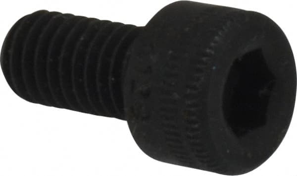 Holo-Krome - M5x0.80 Metric Coarse Hex Socket Drive, Socket Cap Screw - Grade 12.9 Alloy Steel, Black Oxide Finish, Fully Threaded, 10mm Length Under Head - Americas Industrial Supply