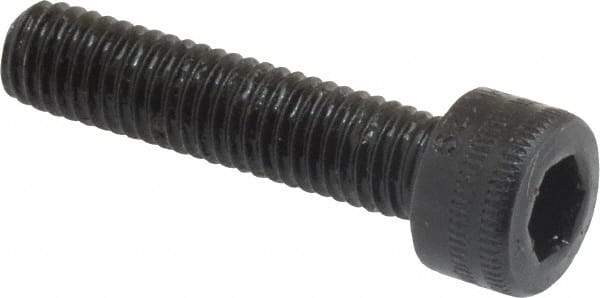 Holo-Krome - M5x0.80 Metric Coarse Hex Socket Drive, Socket Cap Screw - Grade 12.9 Alloy Steel, Black Oxide Finish, Fully Threaded, 22mm Length Under Head - Americas Industrial Supply