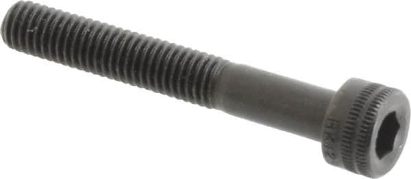 Holo-Krome - M5x0.80 Metric Coarse Hex Socket Drive, Socket Cap Screw - Grade 12.9 Alloy Steel, Black Oxide Finish, Partially Threaded, 35mm Length Under Head - Americas Industrial Supply