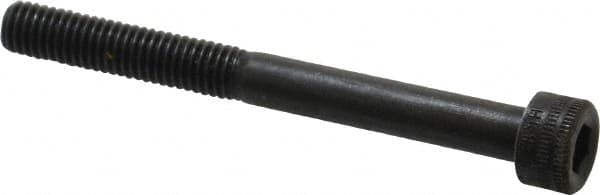 Holo-Krome - M5x0.80 Metric Coarse Hex Socket Drive, Socket Cap Screw - Grade 12.9 Alloy Steel, Black Oxide Finish, Partially Threaded, 50mm Length Under Head - Americas Industrial Supply