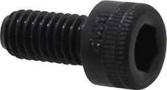 Holo-Krome - M6x1.00 Metric Coarse Hex Socket Drive, Socket Cap Screw - Grade 12.9 Alloy Steel, Black Oxide Finish, Fully Threaded, 12mm Length Under Head - Americas Industrial Supply