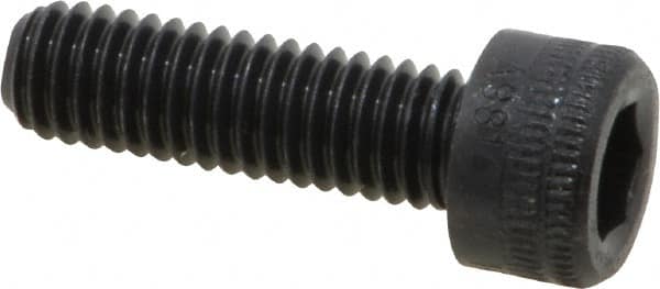Holo-Krome - M6x1.00 Metric Coarse Hex Socket Drive, Socket Cap Screw - Grade 12.9 Alloy Steel, Black Oxide Finish, Fully Threaded, 20mm Length Under Head - Americas Industrial Supply