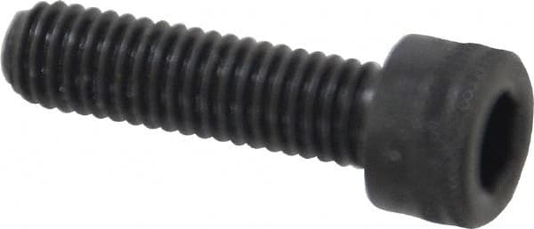 Holo-Krome - M6x1.00 Metric Coarse Hex Socket Drive, Socket Cap Screw - Grade 12.9 Alloy Steel, Black Oxide Finish, Fully Threaded, 22mm Length Under Head - Americas Industrial Supply