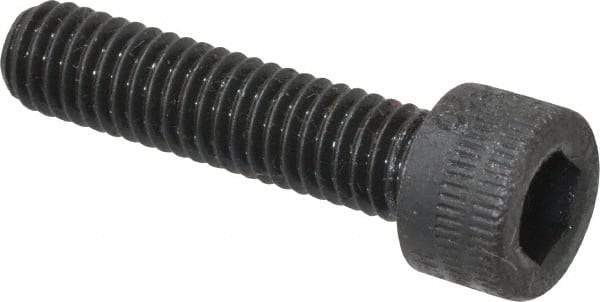 Holo-Krome - M6x1.00 Metric Coarse Hex Socket Drive, Socket Cap Screw - Grade 12.9 Alloy Steel, Black Oxide Finish, Fully Threaded, 25mm Length Under Head - Americas Industrial Supply