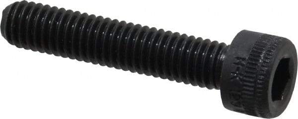 Holo-Krome - M6x1.00 Metric Coarse Hex Socket Drive, Socket Cap Screw - Grade 12.9 Alloy Steel, Black Oxide Finish, Fully Threaded, 30mm Length Under Head - Americas Industrial Supply