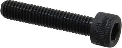 Holo-Krome - M6x1.00 Metric Coarse Hex Socket Drive, Socket Cap Screw - Grade 12.9 Alloy Steel, Black Oxide Finish, Fully Threaded, 30mm Length Under Head - Americas Industrial Supply