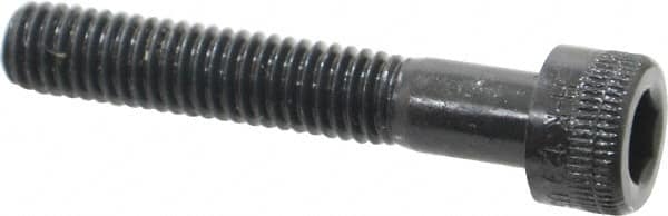 Holo-Krome - M6x1.00 Metric Coarse Hex Socket Drive, Socket Cap Screw - Grade 12.9 Alloy Steel, Black Oxide Finish, Partially Threaded, 35mm Length Under Head - Americas Industrial Supply