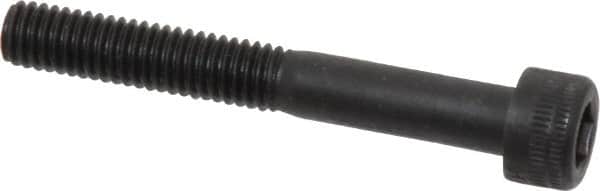 Holo-Krome - M6x1.00 Metric Coarse Hex Socket Drive, Socket Cap Screw - Grade 12.9 Alloy Steel, Black Oxide Finish, Partially Threaded, 45mm Length Under Head - Americas Industrial Supply