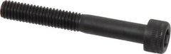 Holo-Krome - M6x1.00 Metric Coarse Hex Socket Drive, Socket Cap Screw - Grade 12.9 Alloy Steel, Black Oxide Finish, Partially Threaded, 45mm Length Under Head - Americas Industrial Supply