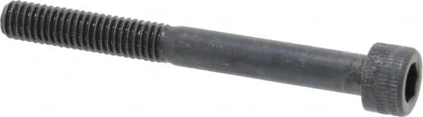 Holo-Krome - M6x1.00 Metric Coarse Hex Socket Drive, Socket Cap Screw - Grade 12.9 Alloy Steel, Black Oxide Finish, Partially Threaded, 55mm Length Under Head - Americas Industrial Supply