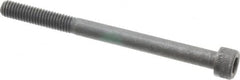 Holo-Krome - M6x1.00 Metric Coarse Hex Socket Drive, Socket Cap Screw - Grade 12.9 Alloy Steel, Black Oxide Finish, Partially Threaded, 75mm Length Under Head - Americas Industrial Supply