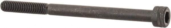 Holo-Krome - M6x1.00 Metric Coarse Hex Socket Drive, Socket Cap Screw - Grade 12.9 Alloy Steel, Black Oxide Finish, Partially Threaded, 80mm Length Under Head - Americas Industrial Supply
