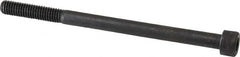 Holo-Krome - M6x1.00 Metric Coarse Hex Socket Drive, Socket Cap Screw - Grade 12.9 Alloy Steel, Black Oxide Finish, Partially Threaded, 90mm Length Under Head - Americas Industrial Supply