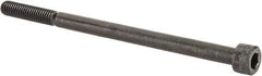 Holo-Krome - M6x1.00 Metric Coarse Hex Socket Drive, Socket Cap Screw - Grade 12.9 Alloy Steel, Black Oxide Finish, Partially Threaded, 100mm Length Under Head - Americas Industrial Supply