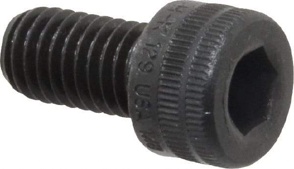 Holo-Krome - M8x1.25 Metric Coarse Hex Socket Drive, Socket Cap Screw - Grade 12.9 Alloy Steel, Black Oxide Finish, Fully Threaded, 15mm Length Under Head - Americas Industrial Supply