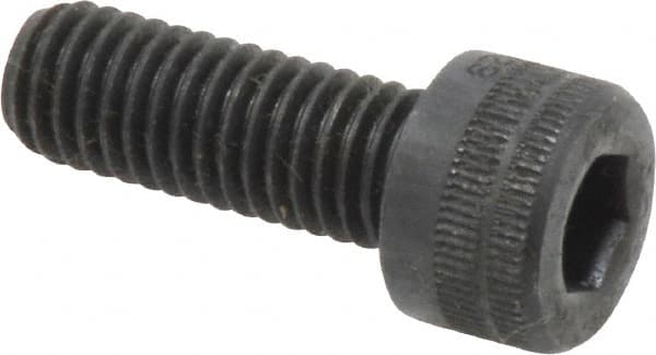 Holo-Krome - M8x1.25 Metric Coarse Hex Socket Drive, Socket Cap Screw - Grade 12.9 Alloy Steel, Black Oxide Finish, Fully Threaded, 22mm Length Under Head - Americas Industrial Supply