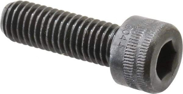 Holo-Krome - M8x1.25 Metric Coarse Hex Socket Drive, Socket Cap Screw - Grade 12.9 Alloy Steel, Black Oxide Finish, Fully Threaded, 25mm Length Under Head - Americas Industrial Supply
