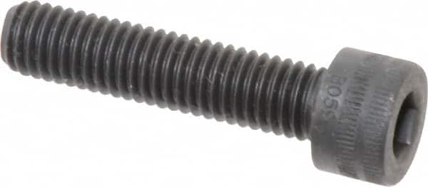 Holo-Krome - M8x1.25 Metric Coarse Hex Socket Drive, Socket Cap Screw - Grade 12.9 Alloy Steel, Black Oxide Finish, Fully Threaded, 35mm Length Under Head - Americas Industrial Supply