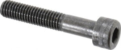 Holo-Krome - M8x1.25 Metric Coarse Hex Socket Drive, Socket Cap Screw - Grade 12.9 Alloy Steel, Black Oxide Finish, Partially Threaded, 45mm Length Under Head - Americas Industrial Supply