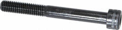 Holo-Krome - M8x1.25 Metric Coarse Hex Socket Drive, Socket Cap Screw - Grade 12.9 Alloy Steel, Black Oxide Finish, Partially Threaded, 70mm Length Under Head - Americas Industrial Supply