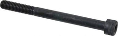 Holo-Krome - M8x1.25 Metric Coarse Hex Socket Drive, Socket Cap Screw - Grade 12.9 Alloy Steel, Black Oxide Finish, Partially Threaded, 90mm Length Under Head - Americas Industrial Supply
