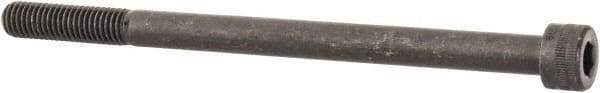 Holo-Krome - M8x1.25 Metric Coarse Hex Socket Drive, Socket Cap Screw - Grade 12.9 Alloy Steel, Black Oxide Finish, Partially Threaded, 120mm Length Under Head - Americas Industrial Supply