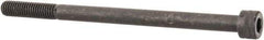 Holo-Krome - M8x1.25 Metric Coarse Hex Socket Drive, Socket Cap Screw - Grade 12.9 Alloy Steel, Black Oxide Finish, Partially Threaded, 120mm Length Under Head - Americas Industrial Supply