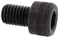 Holo-Krome - M10x1.50 Metric Coarse Hex Socket Drive, Socket Cap Screw - Grade 12.9 Alloy Steel, Black Oxide Finish, Fully Threaded, 15mm Length Under Head - Americas Industrial Supply