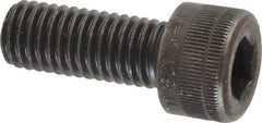 Holo-Krome - M10x1.50 Metric Coarse Hex Socket Drive, Socket Cap Screw - Grade 12.9 Alloy Steel, Black Oxide Finish, Fully Threaded, 25mm Length Under Head - Americas Industrial Supply