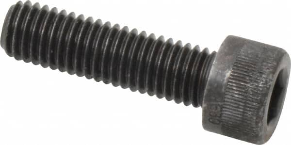 Holo-Krome - M10x1.50 Metric Coarse Hex Socket Drive, Socket Cap Screw - Grade 12.9 Alloy Steel, Black Oxide Finish, Fully Threaded, 35mm Length Under Head - Americas Industrial Supply