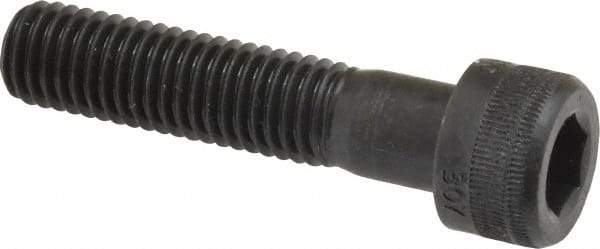 Holo-Krome - M10x1.50 Metric Coarse Hex Socket Drive, Socket Cap Screw - Grade 12.9 Alloy Steel, Black Oxide Finish, Fully Threaded, 45mm Length Under Head - Americas Industrial Supply