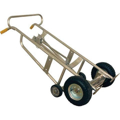 Wesco Industrial Products - 1,000 Lb Load Capacity, 30 & 55 Gal Pail Tipper - 25-7/8" Wide x 60" High, 4 Aluminum Wheels - Americas Industrial Supply